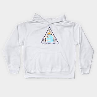 adventure awaits Kids Hoodie